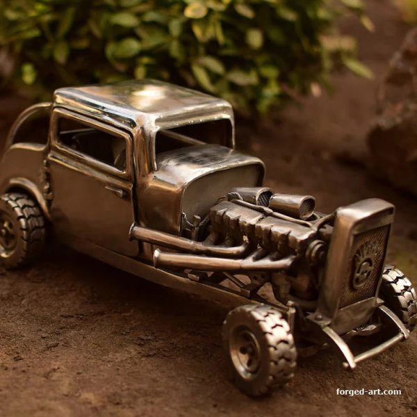 Mad Max Hot Rod - steel sculpture