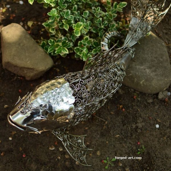 Steampunk - a figure of a skeleton monster fish